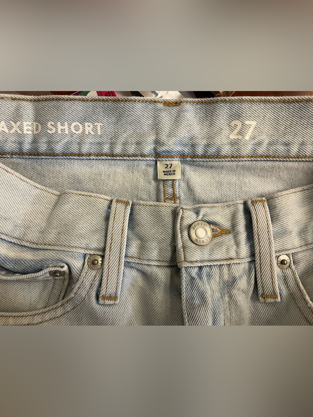 J. Crew Relaxed Denim Short in Waterside Wash - Picture 7 of 8